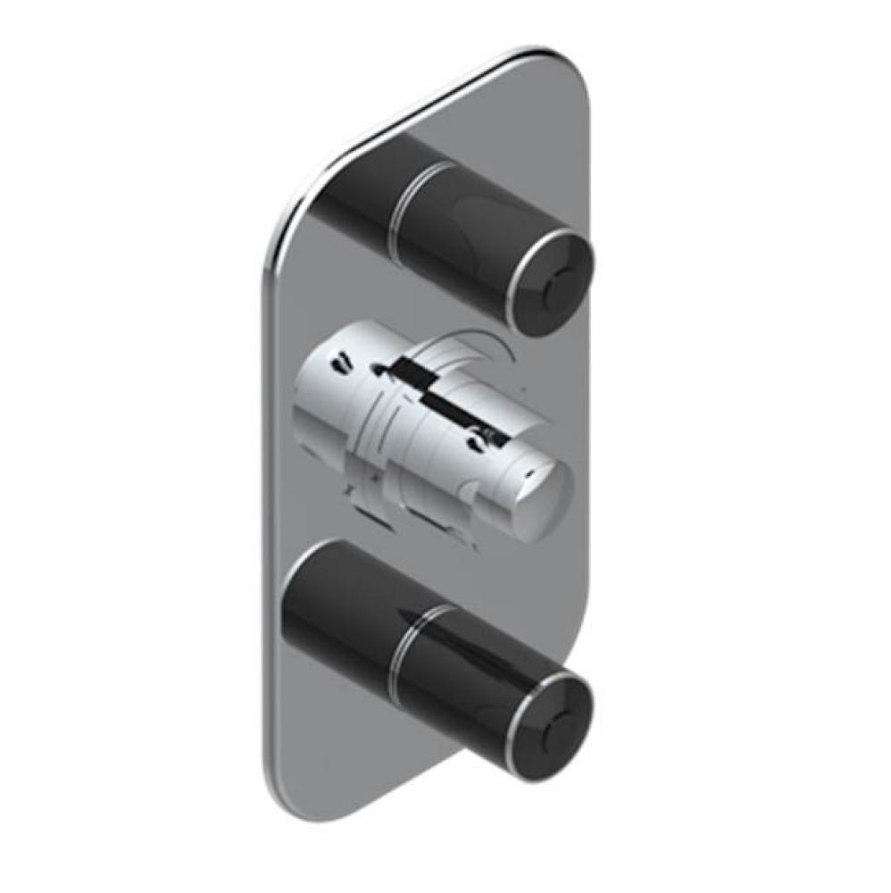 Trim For Thg Thermostat 2 Volume Controls, Rough Part Supplied With Fixing Box Ref. 5 400ae/us