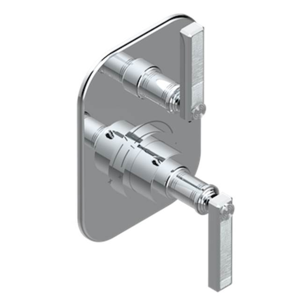 Trim for THG thermostatic valve 1 volume control, rough part supplied with fixing box ref.5 300AE/