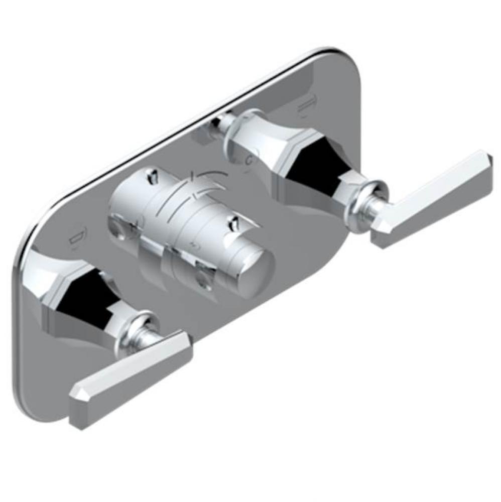 Trim For Thg Thermostat With 2 Valves Ref. 5 401ahm/us Rough Part Supplied With Fixing Box, Item T