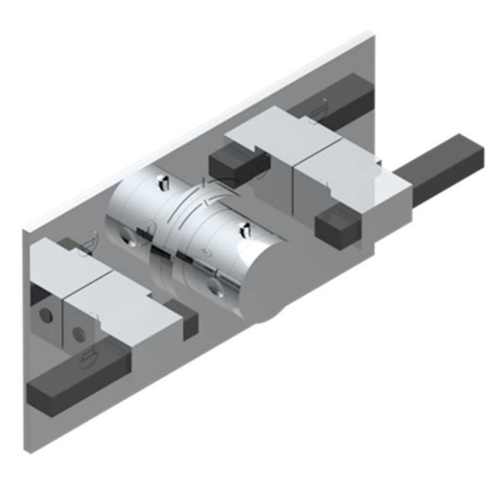 Trim For Thg Thermostat With 2 Valves Ref. 5 401ahm/us Rough Part Supplied With Fixing Box, Item T