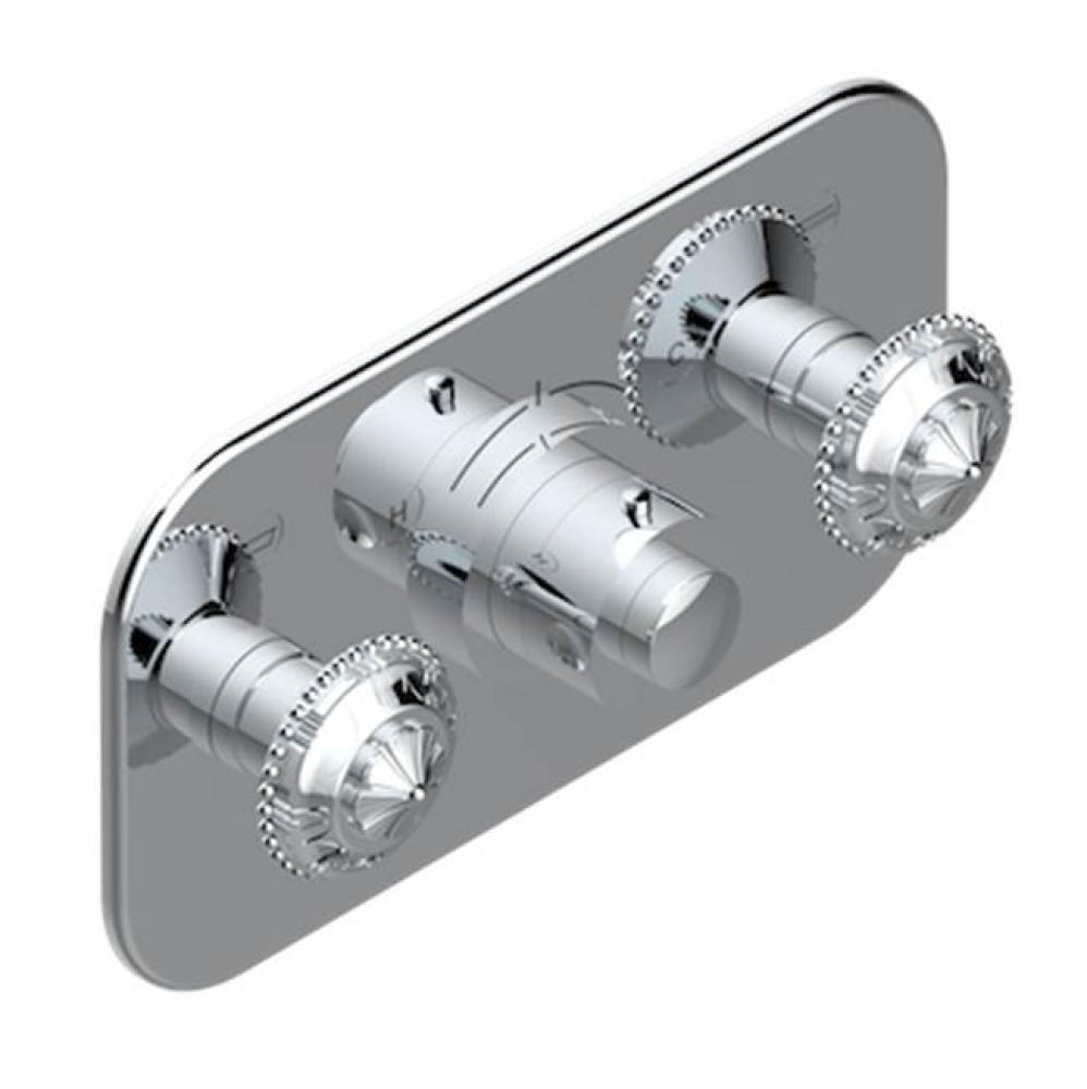 Trim For Thg Thermostat With 2 Valves Ref. 5 401ahm/us Rough Part Supplied With Fixing Box, Item T