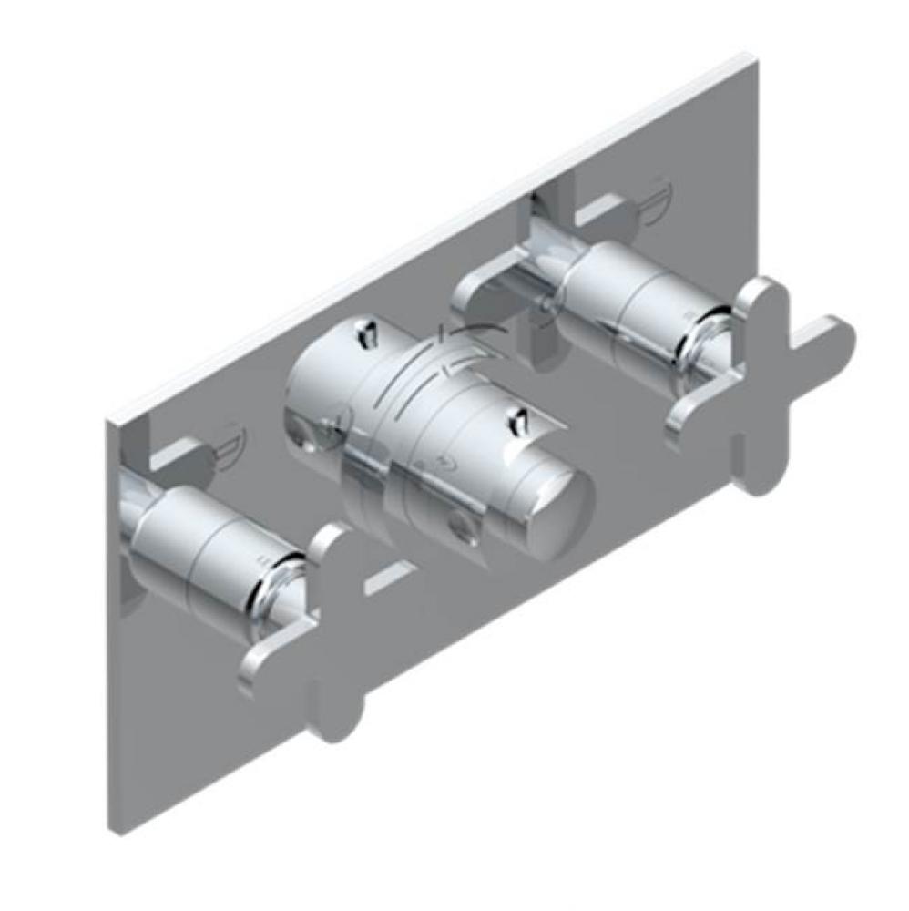 Trim For Thg Thermostat With 2 Valves Ref. 5 401ahm/us Rough Part Supplied With Fixing Box, Item T