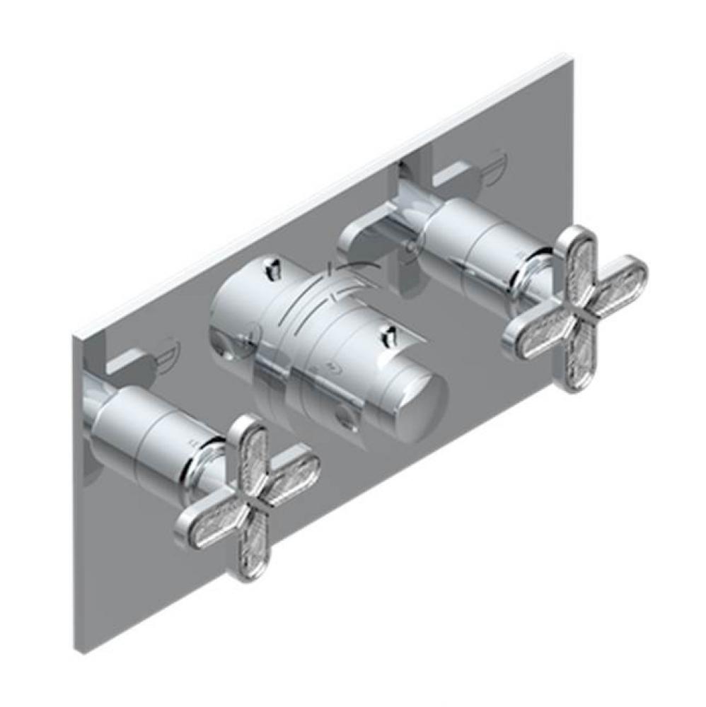 Trim For Thg Thermostat With 2 Valves Ref. 5 401ahm/us Rough Part Supplied With Fixing Box, Item T