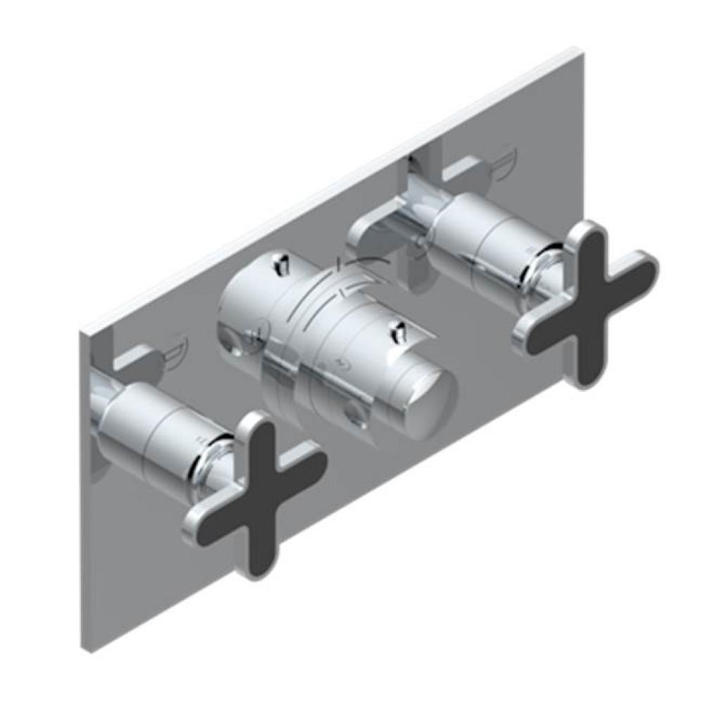 Trim For Thg Thermostat With 2 Valves Ref. 5 401ahm/us Rough Part Supplied With Fixing Box, Item T