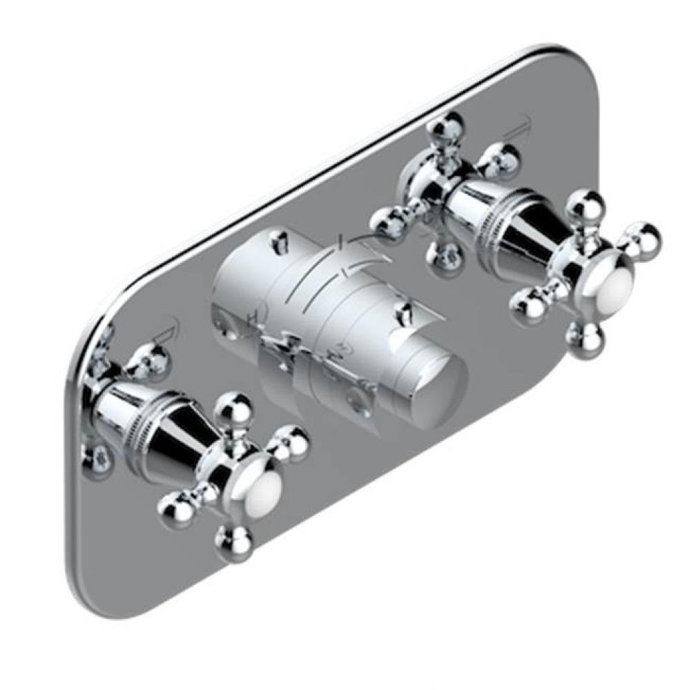 Trim For Thg Thermostat With 2 Valves Ref. 5 401ahm/us Rough Part Supplied With Fixing Box, Item T