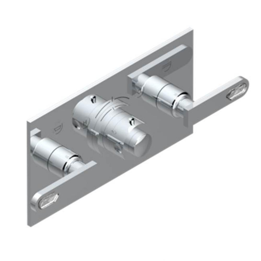 Trim For Thg Thermostat With 2 Valves Ref. 5 401ahm/us Rough Part Supplied With Fixing Box, Item T