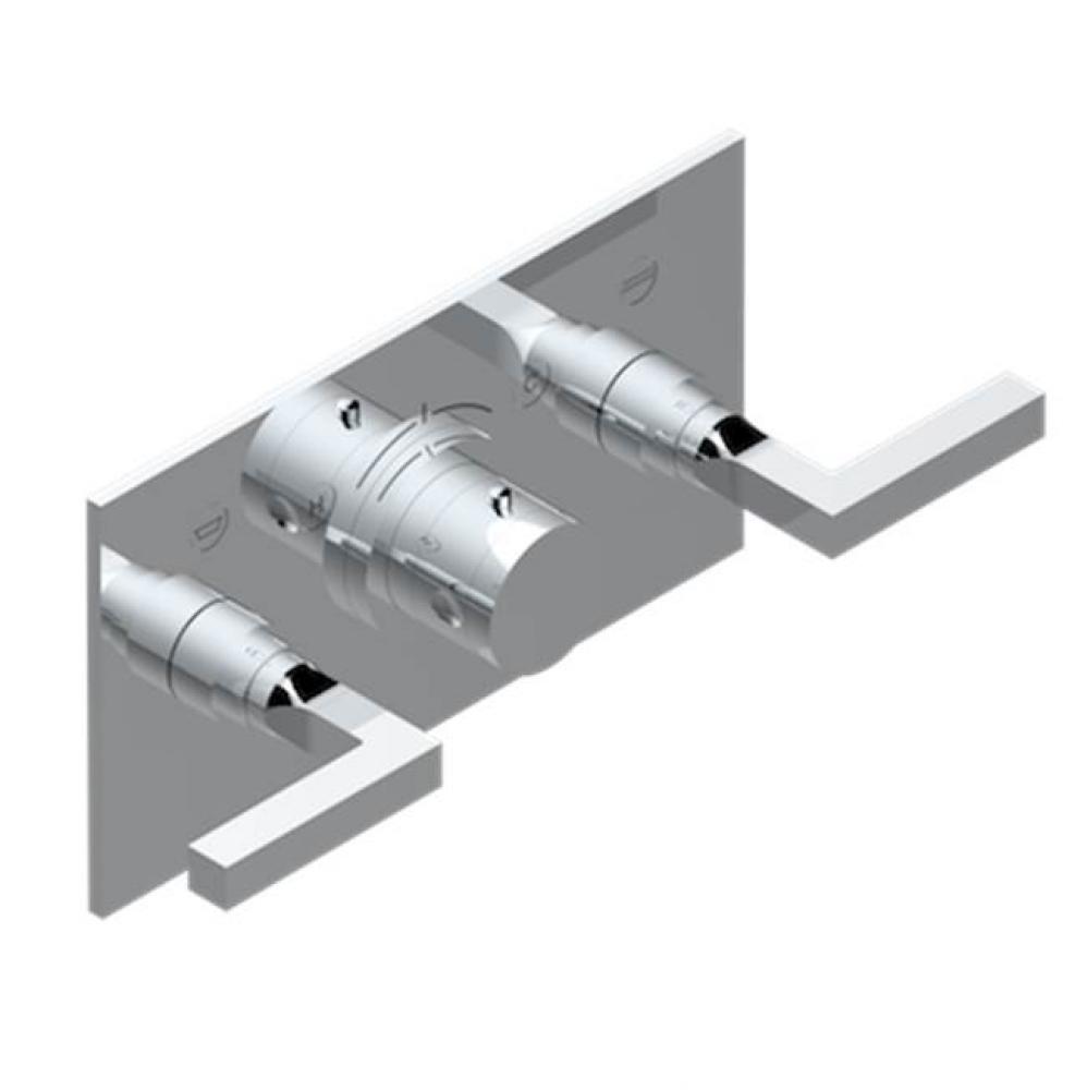 Trim For Thg Thermostat With 2 Valves Ref. 5 401ahm/us Rough Part Supplied With Fixing Box, Item T