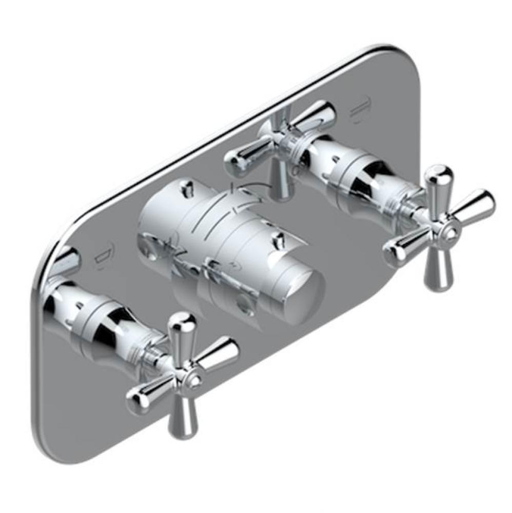 Trim For Thg Thermostat With 2 Valves Ref. 5 401ahm/us Rough Part Supplied With Fixing Box, Item T