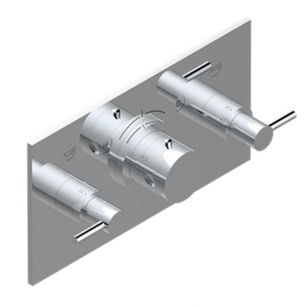 Trim For Thg Thermostat With 2 Valves Ref. 5 401ahm/us Rough Part Supplied With Fixing Box, Item T