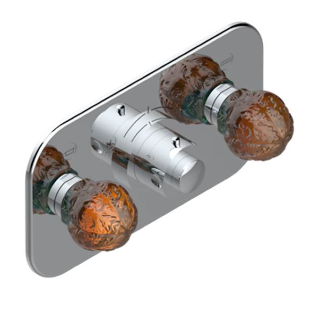 Trim For Thg Thermostat With 2 Valves Ref. 5 401ahm/us Rough Part Supplied With Fixing Box, Item T