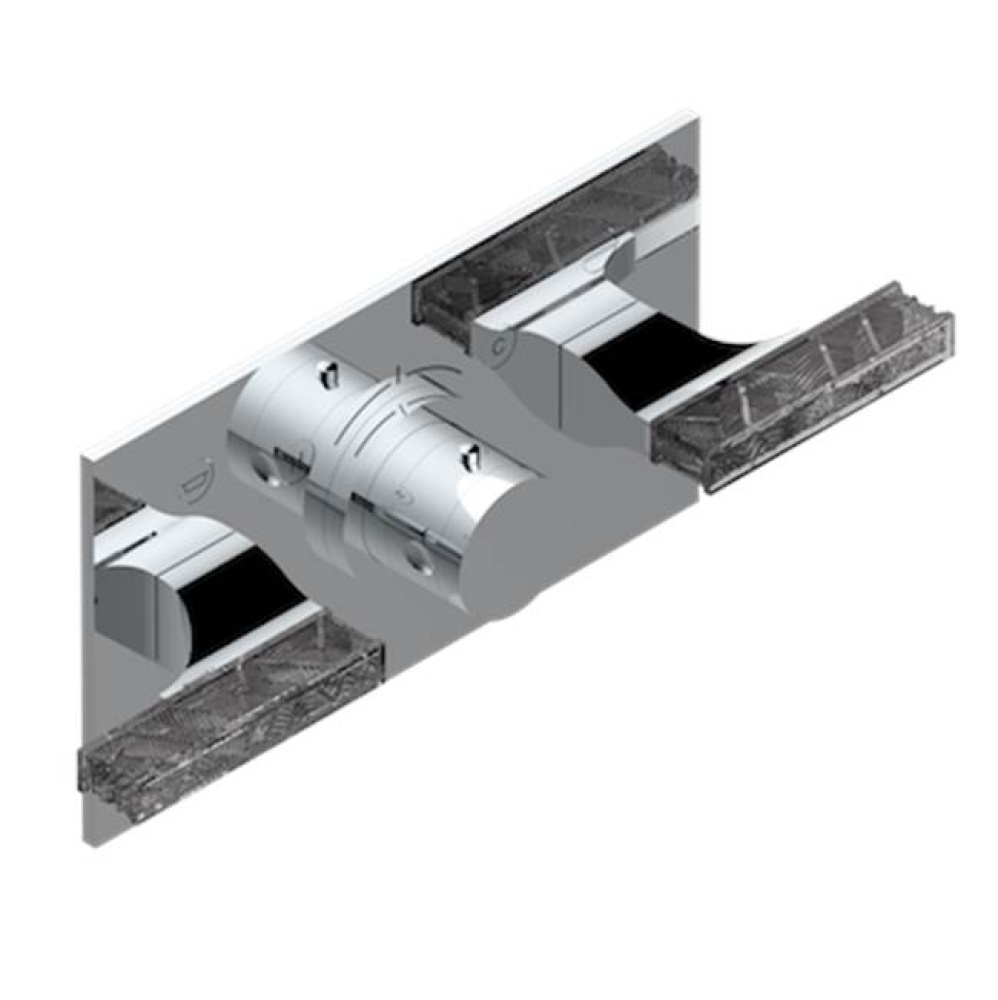 Trim For Thg Thermostat With 2 Valves Ref. 5 401ahm/us Rough Part Supplied With Fixing Box, Item T