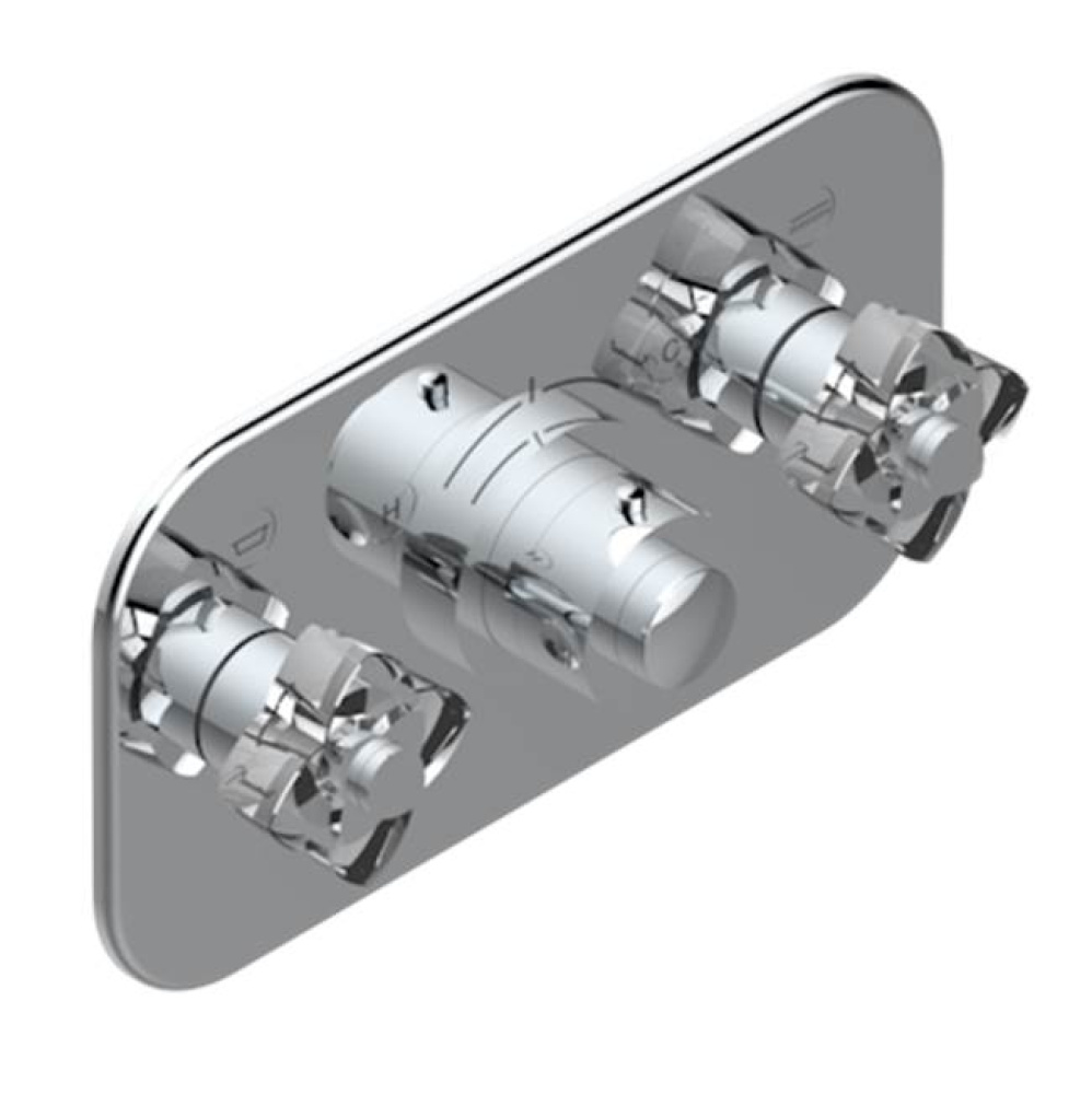 Trim For Thg Thermostat With 2 Valves Ref. 5 401ahm/us Rough Part Supplied With Fixing Box, Item T