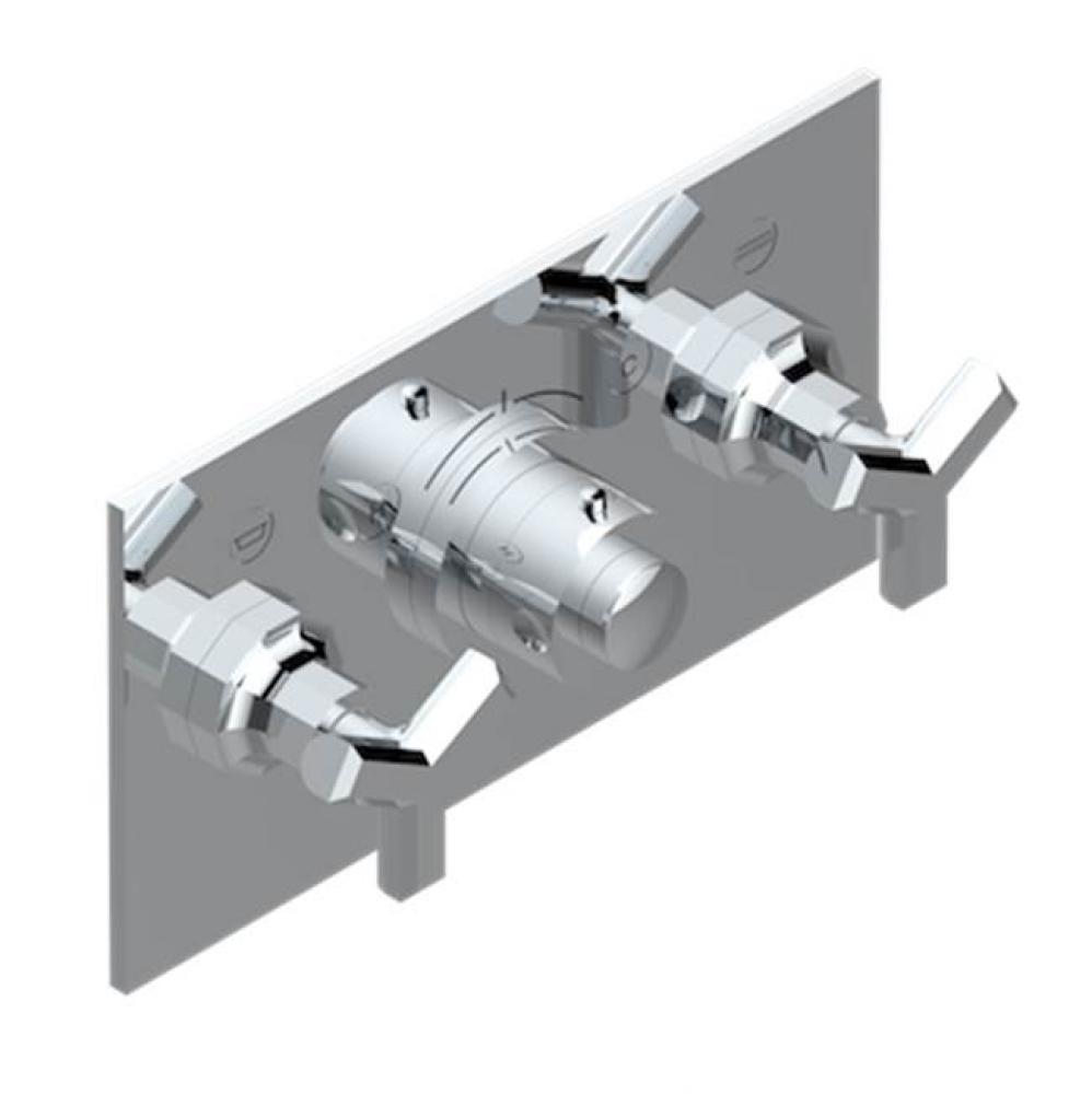 Trim For Thg Thermostat With 2 Valves Ref. 5 401ahm/us Rough Part Supplied With Fixing Box, Item T