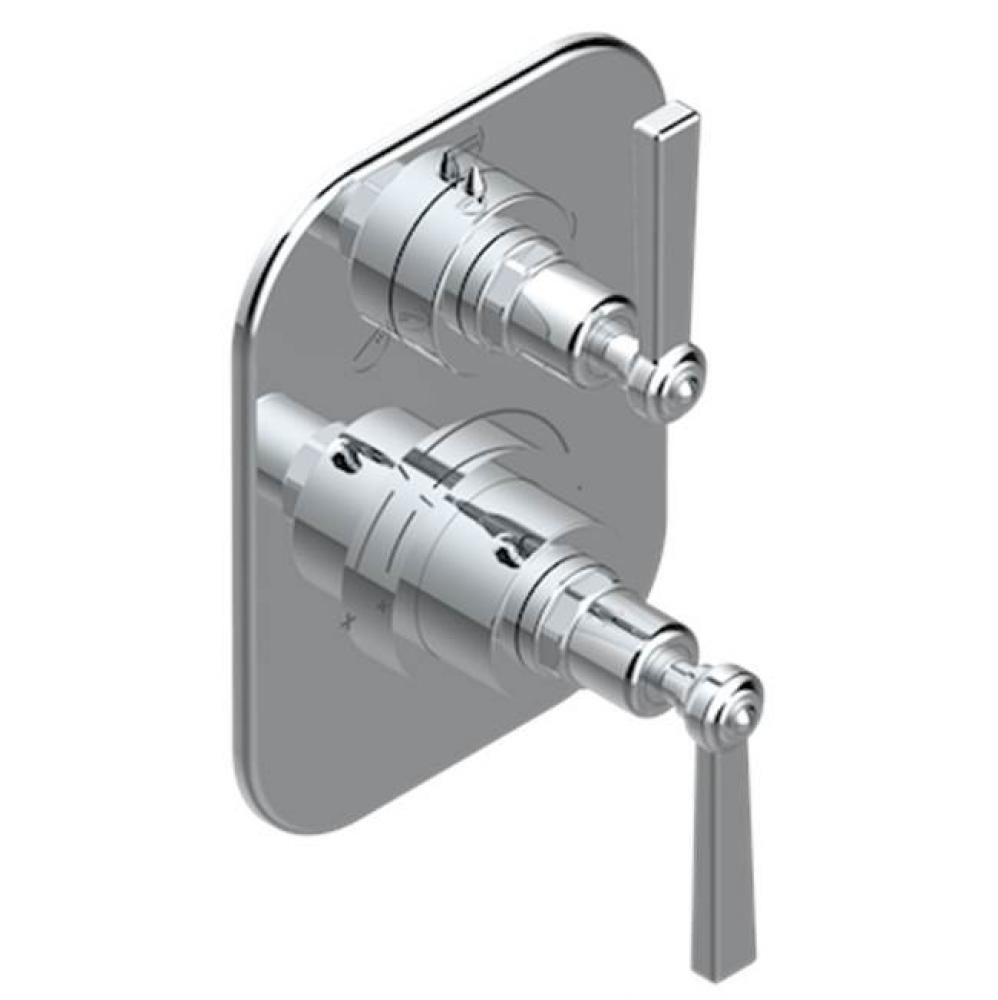 Trim For Thg Thermostat With Stop Valve And 3-way Diverter, Rough Part Supplied With Fixing Box Re