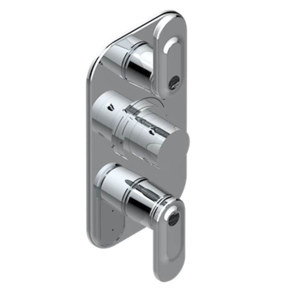 Trim For Thg Thermostat 2 Volume Controls, Rough Part Supplied With Fixing Box Ref. 5 400ae/us