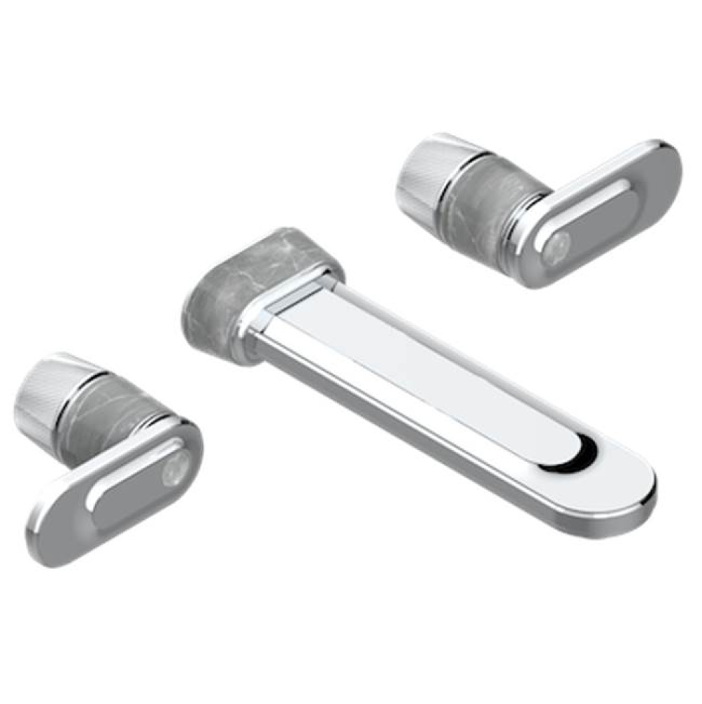 Trim For Wall Mounted 3-hole Lavatory Set Only