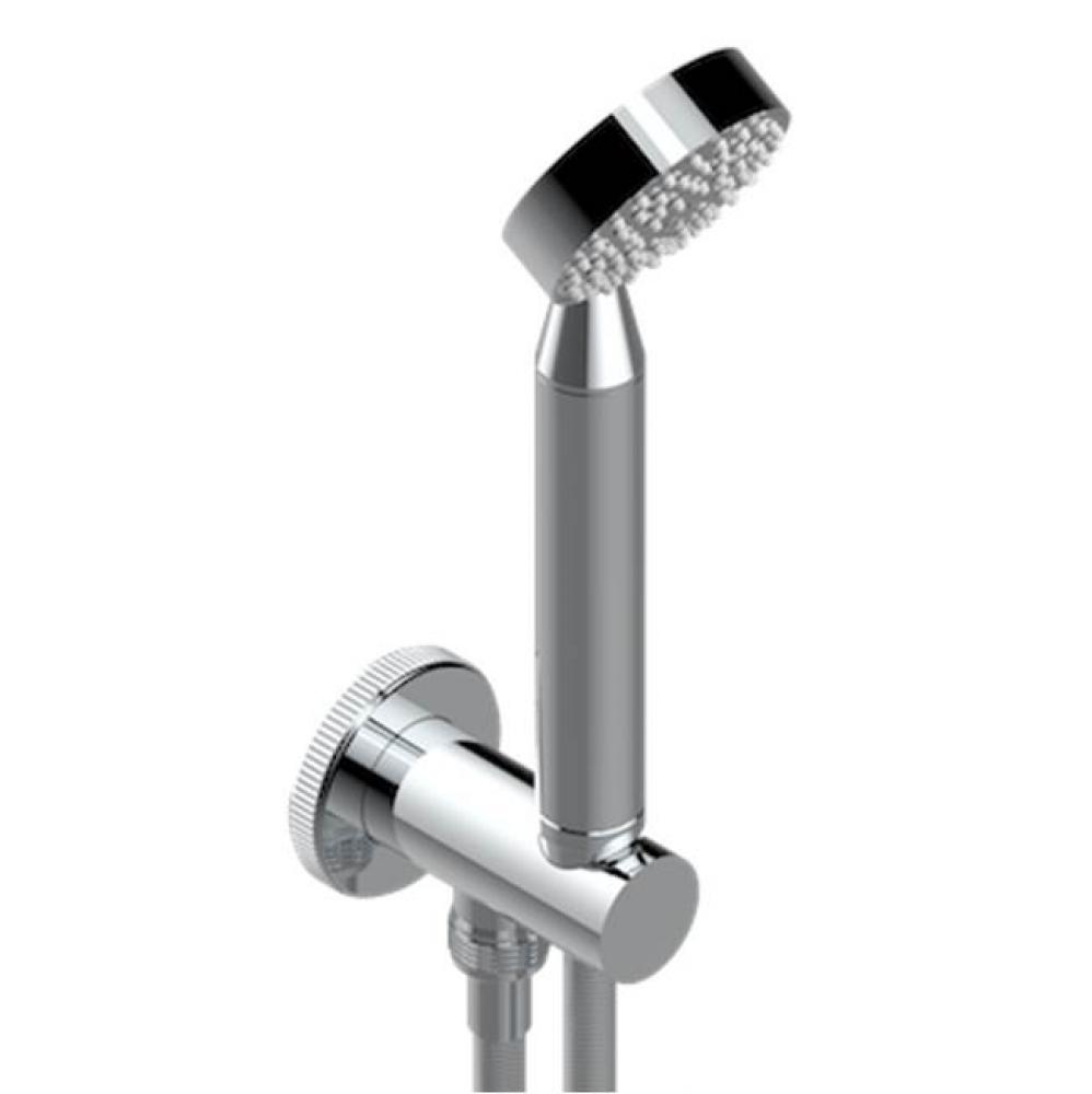 Wall Mounted Handshower With Integrated Fixed Hook