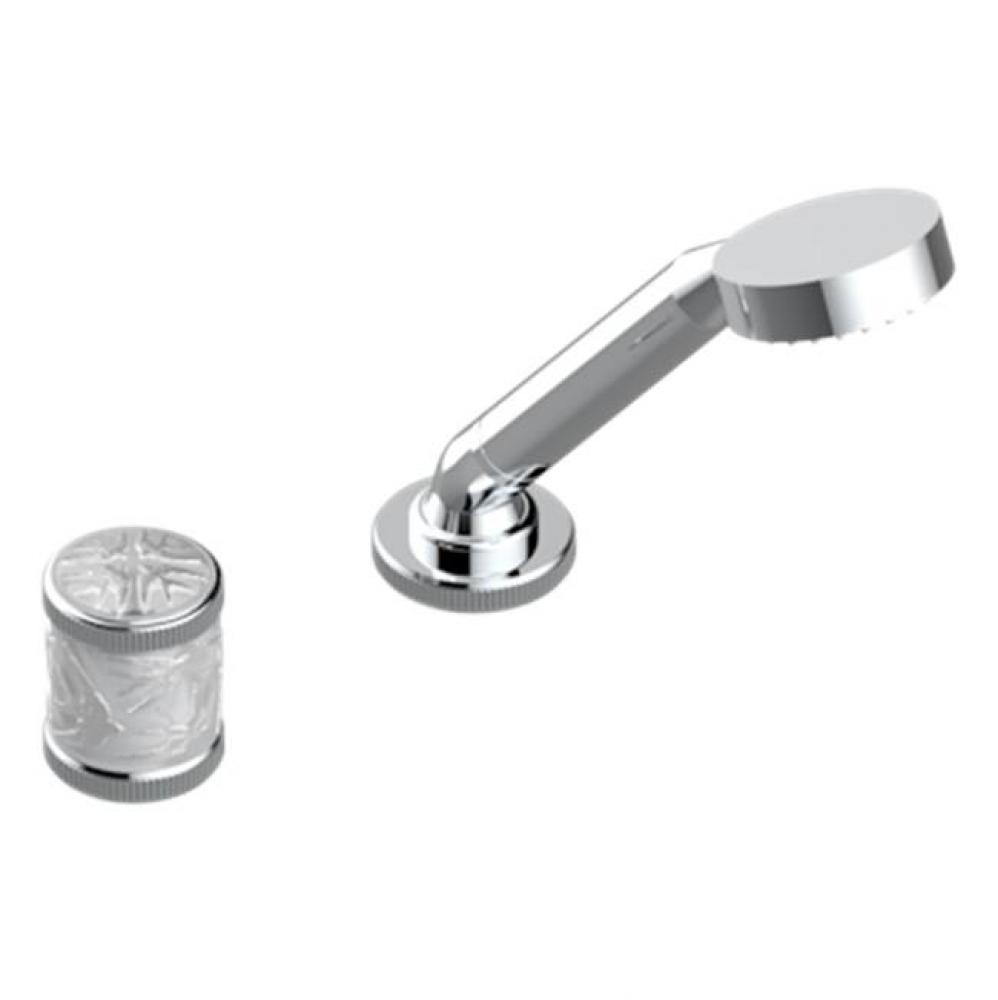 Deck Mounted Mixer With Handshower, Progressive Cartridge