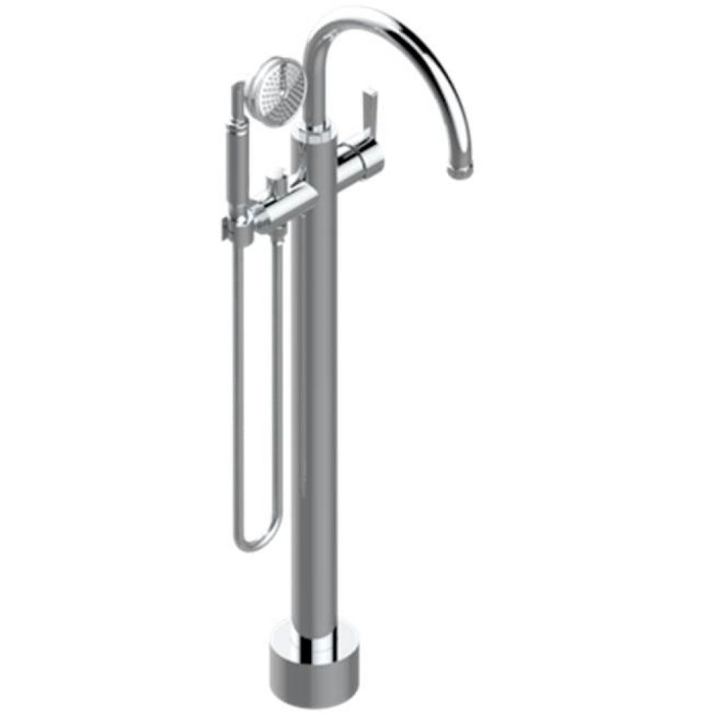 Free-standing Single Lever Bath Mixer With Handshower With Easyclean System