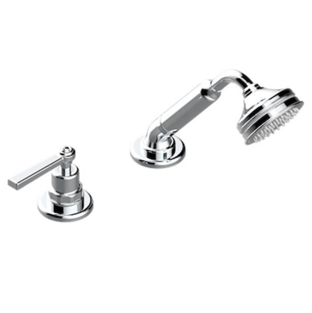 Deck Mounted Mixer With Handshower, Progressive Cartridge