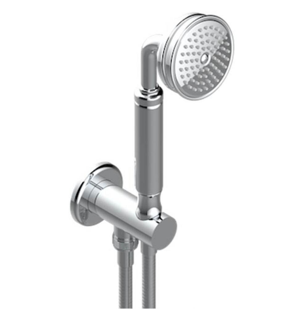 Wall Mounted Handshower With Integrated Fixed Hook