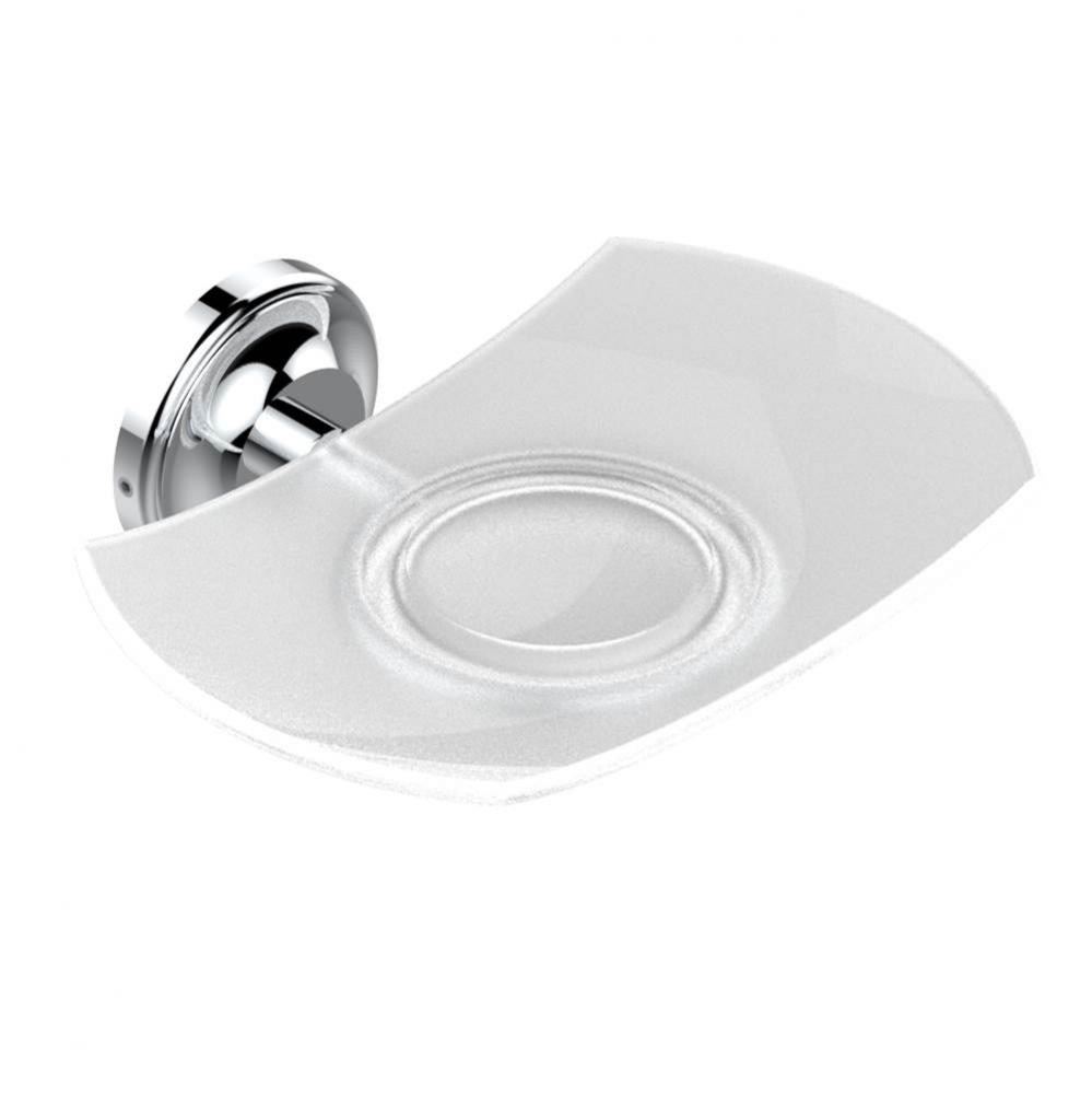 G47-500 - Glass Soap Dish Wall Mounted