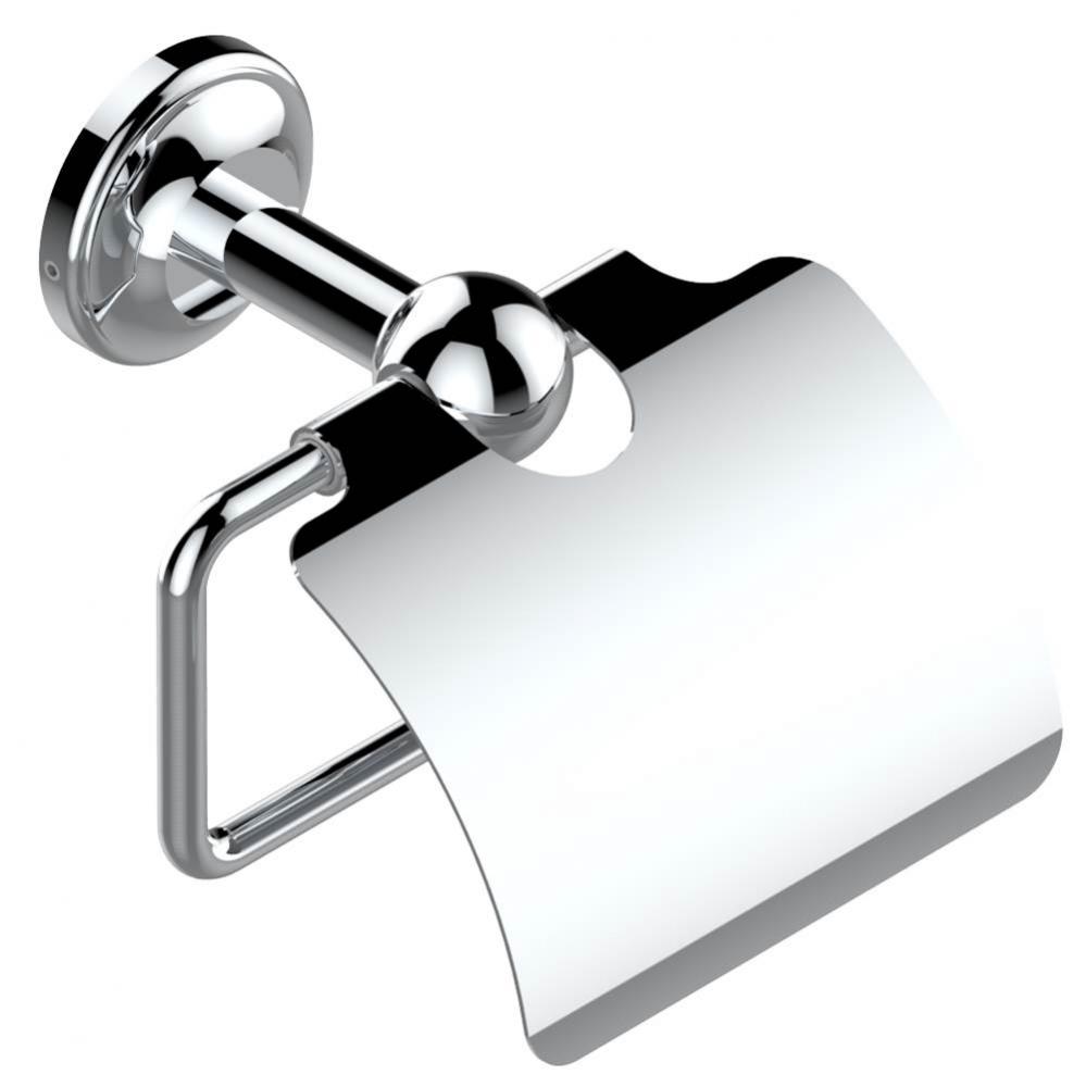 A52-538AC - Toilet Paper Holder Single Mount With Cover