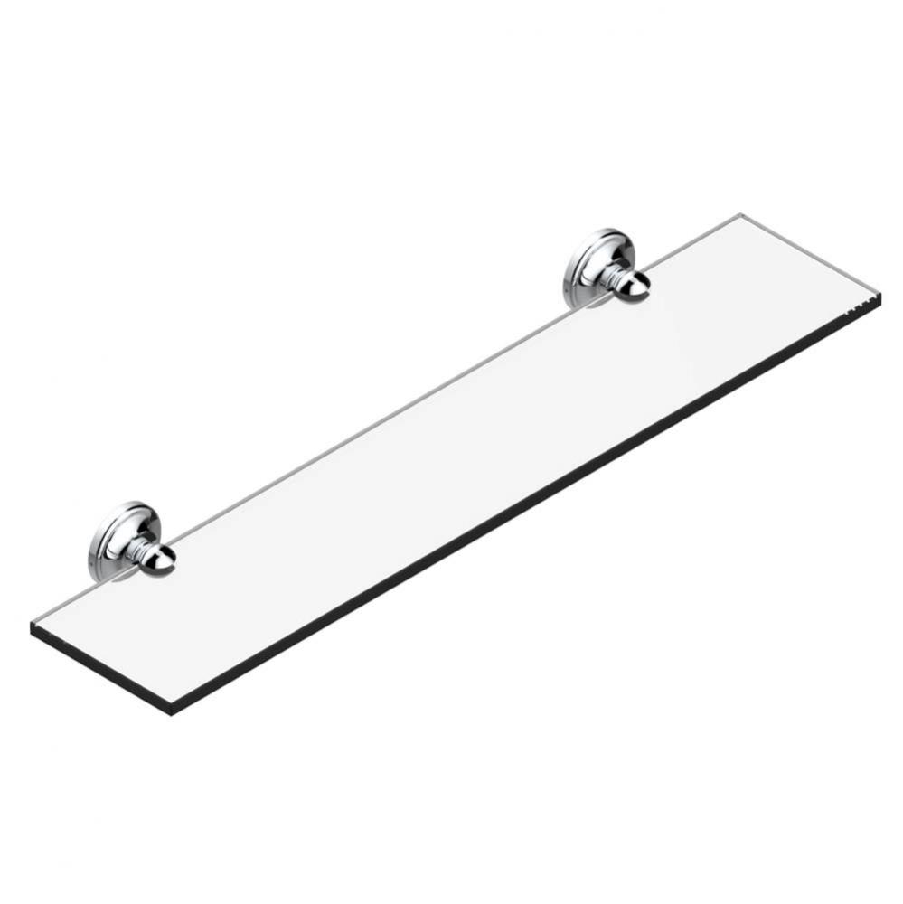 G47-564 - Glass Shelf 23 5/8'' Long With Brackets