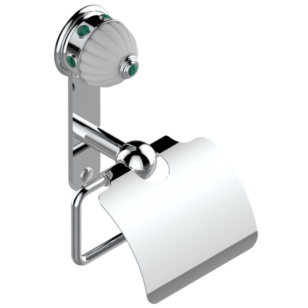 A1J-538AC - Toilet Paper Holder Single Mount With Cover