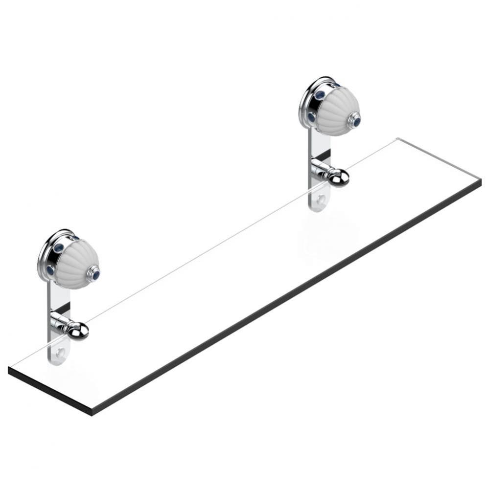 A1K-564 - Glass Shelf 23 5/8'' Long With Brackets