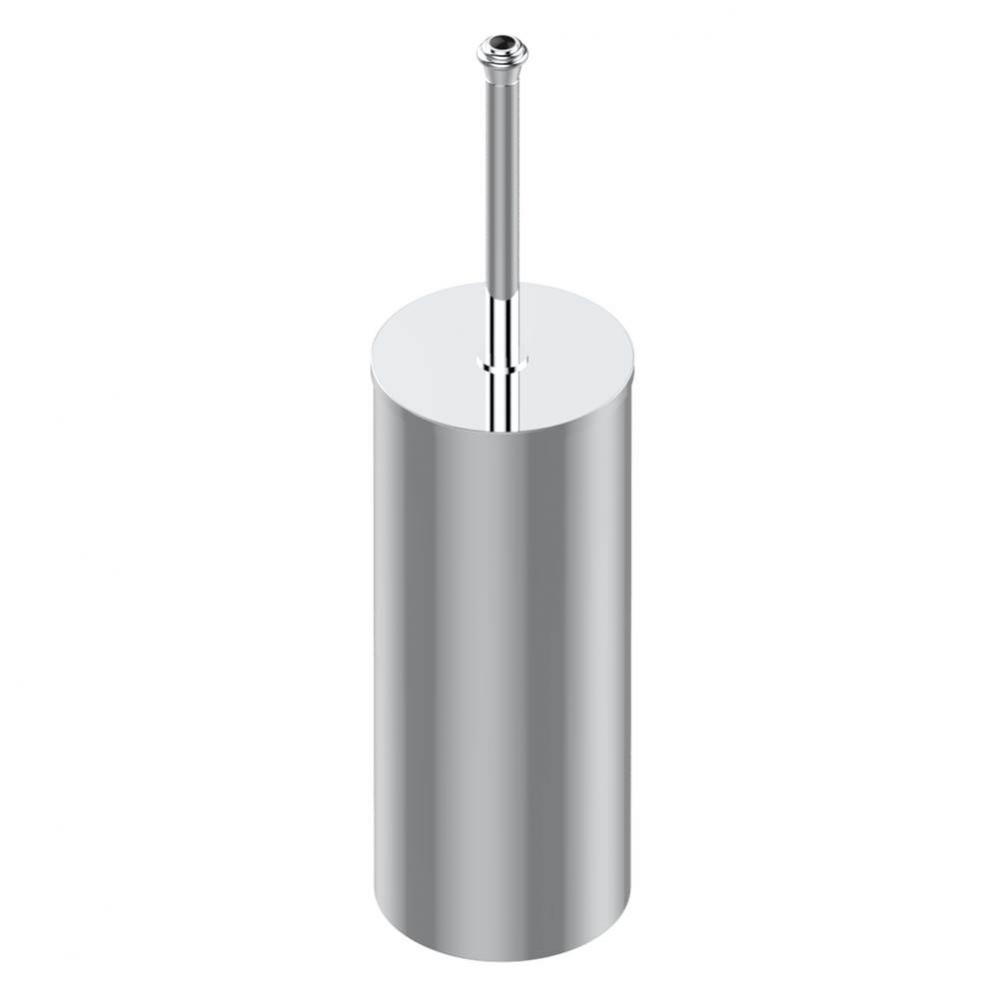 U1V-4700C - Metal Toilet Brush Holder With Brush With Cover Floor Mounted