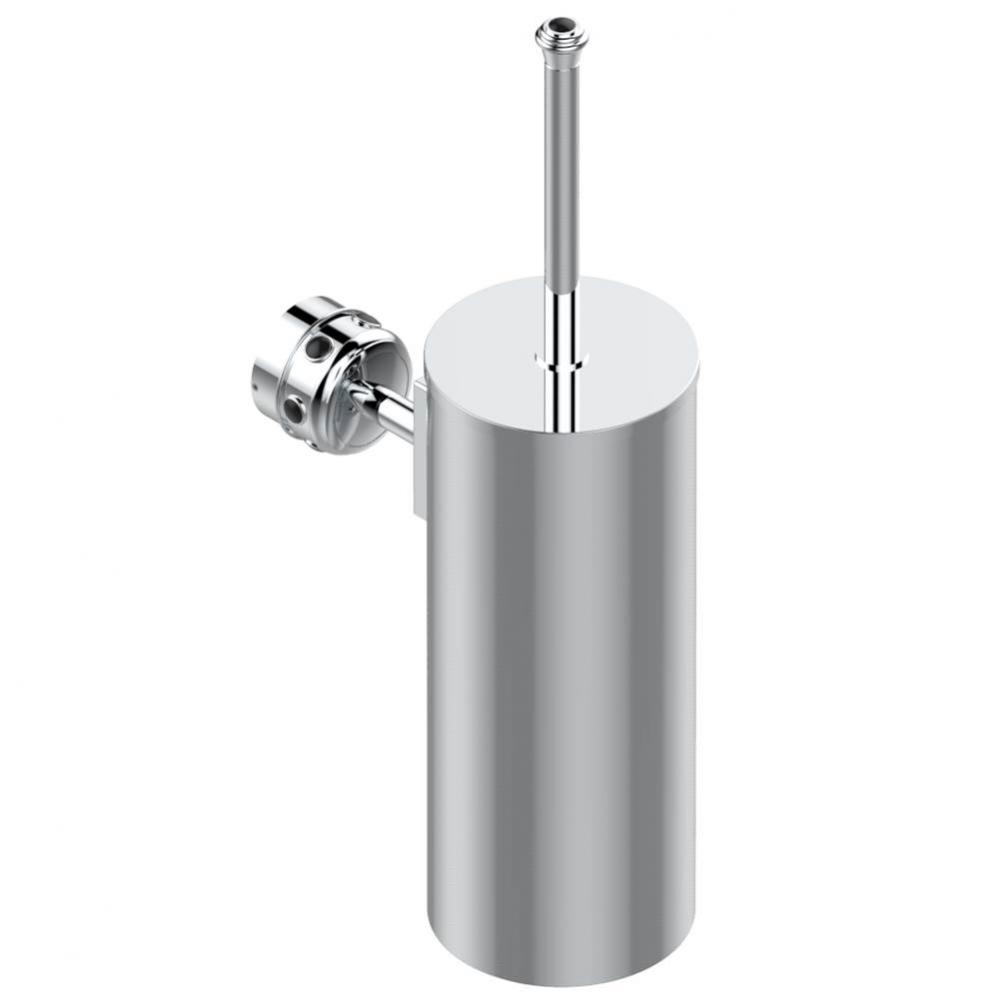 A1M-4720C - Metal Toilet Brush Holder With Brush With Cover Wall Mounted