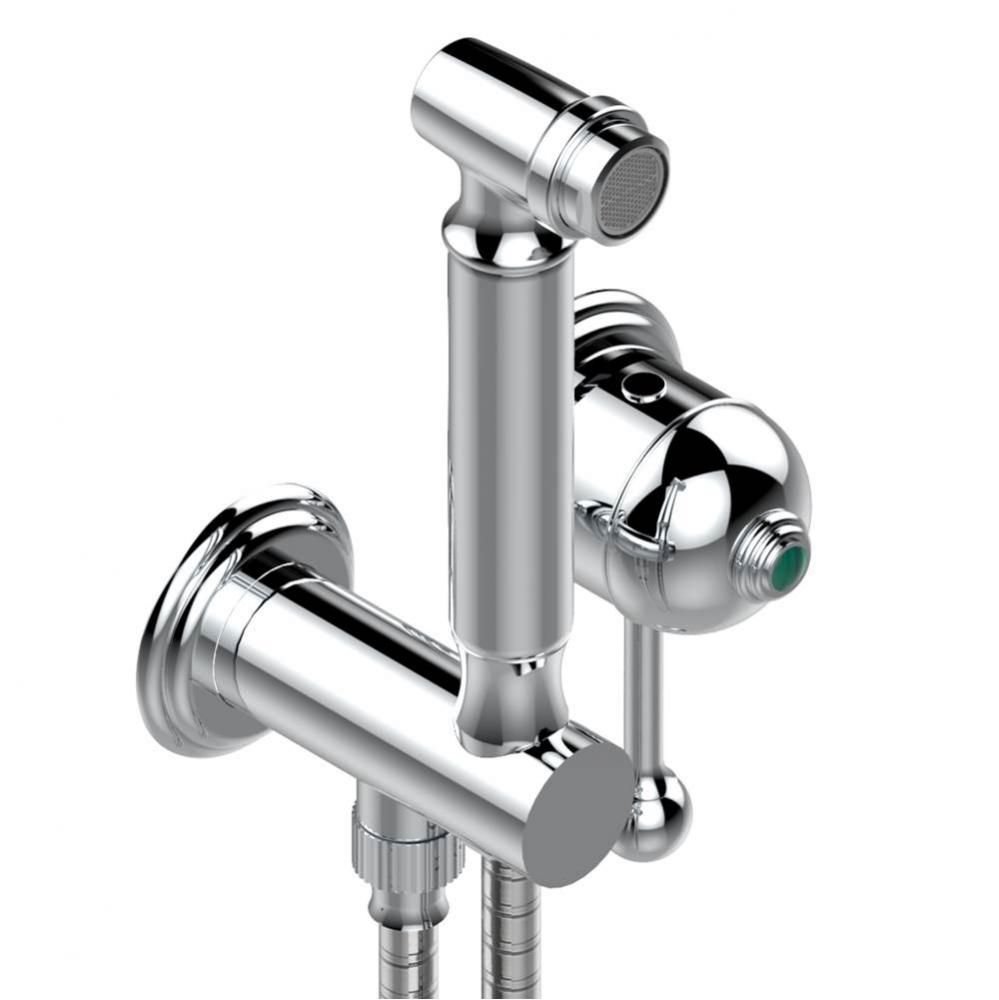 A1V-5840/MUS - Handheld Spray Bidet With Mixing Valve Hose Elbow/Hook