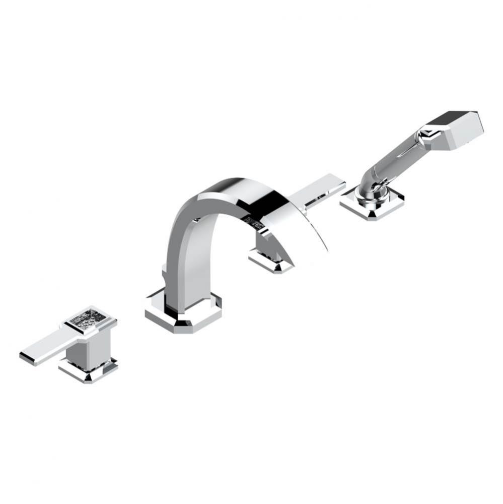 A2B-112BGUS - Roman Tub Set With Divertor Spout And Handshower 3/4''