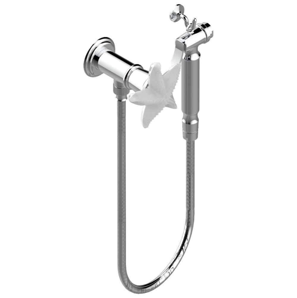 A2C-5840/8US - Handheld Spray Bidet With Hose Elbow/Hook