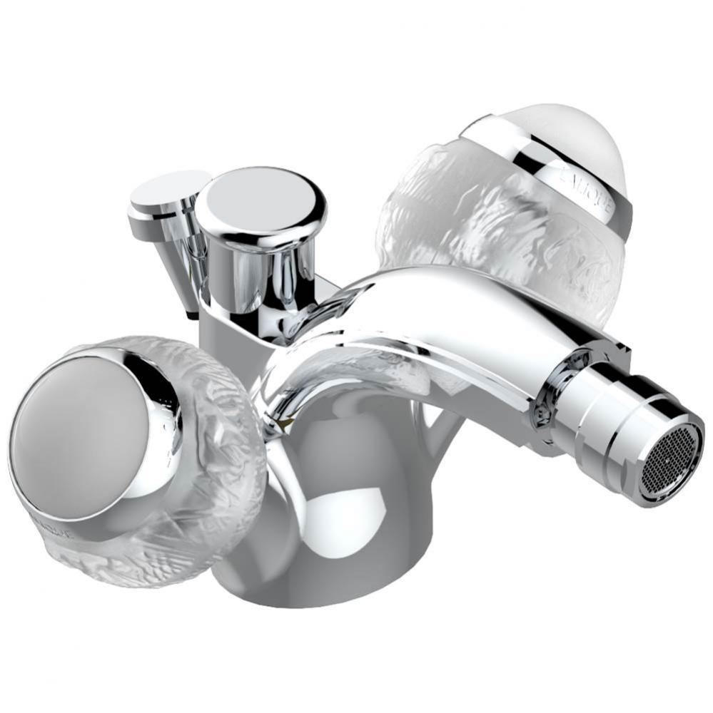 A2H-3205/2US - Single Hole Bidet Faucet Integral Diverter For Vertical Spray With Drain