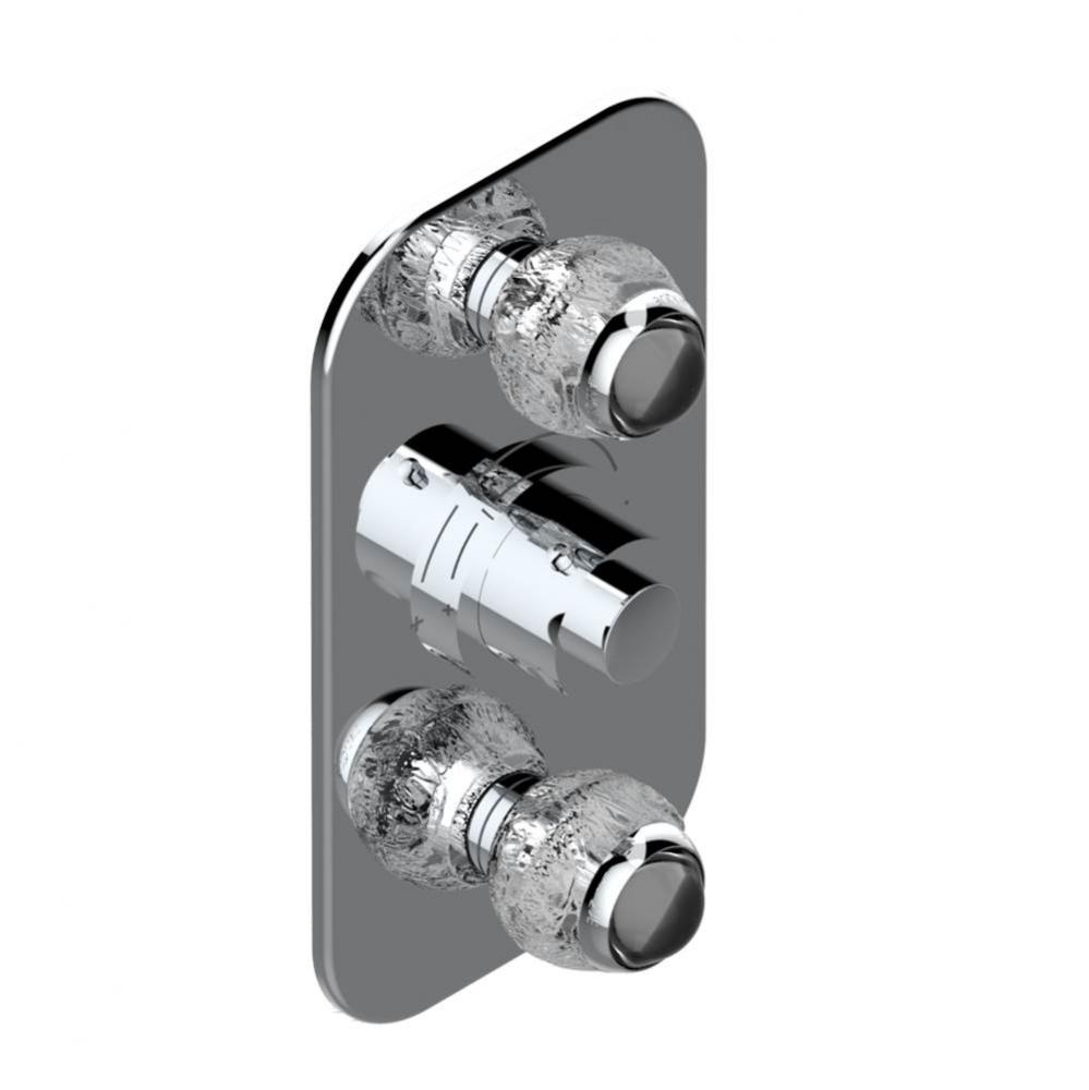 A2H-5400BE - Trim For Thg Thermostatic Valve 2 Volume Controls Ref. 5400Ae/Us