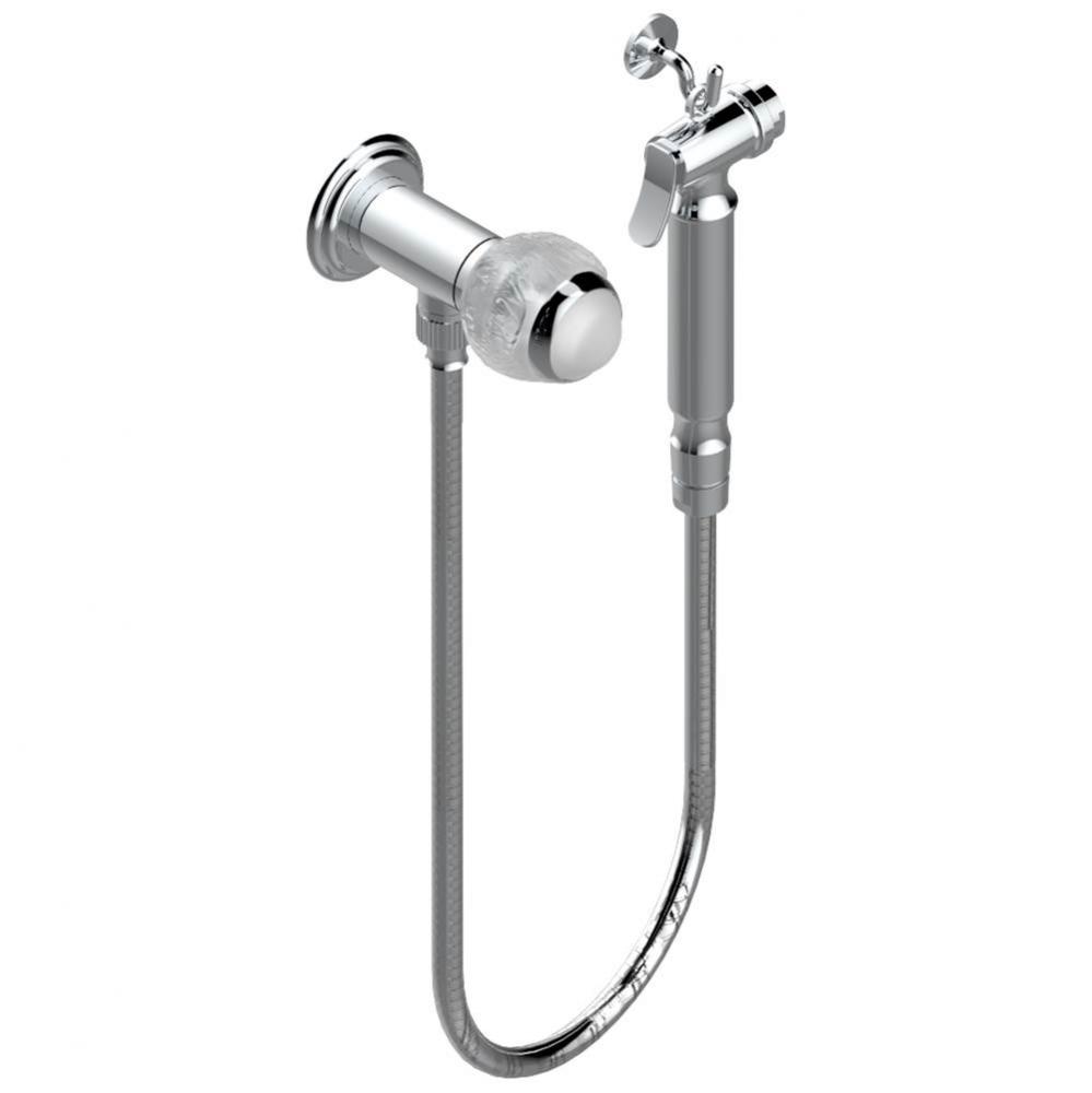 A2H-5840/8US - Handheld Spray Bidet With Hose Elbow/Hook