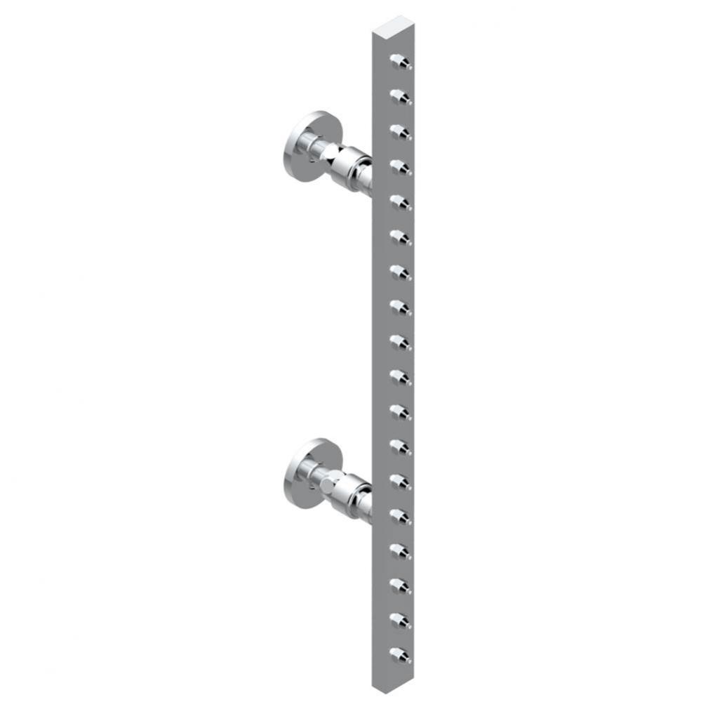 G58-900/US - Rain-Bar Rectangular With 18 Picots23 1/2'' Long - With Easyclean System