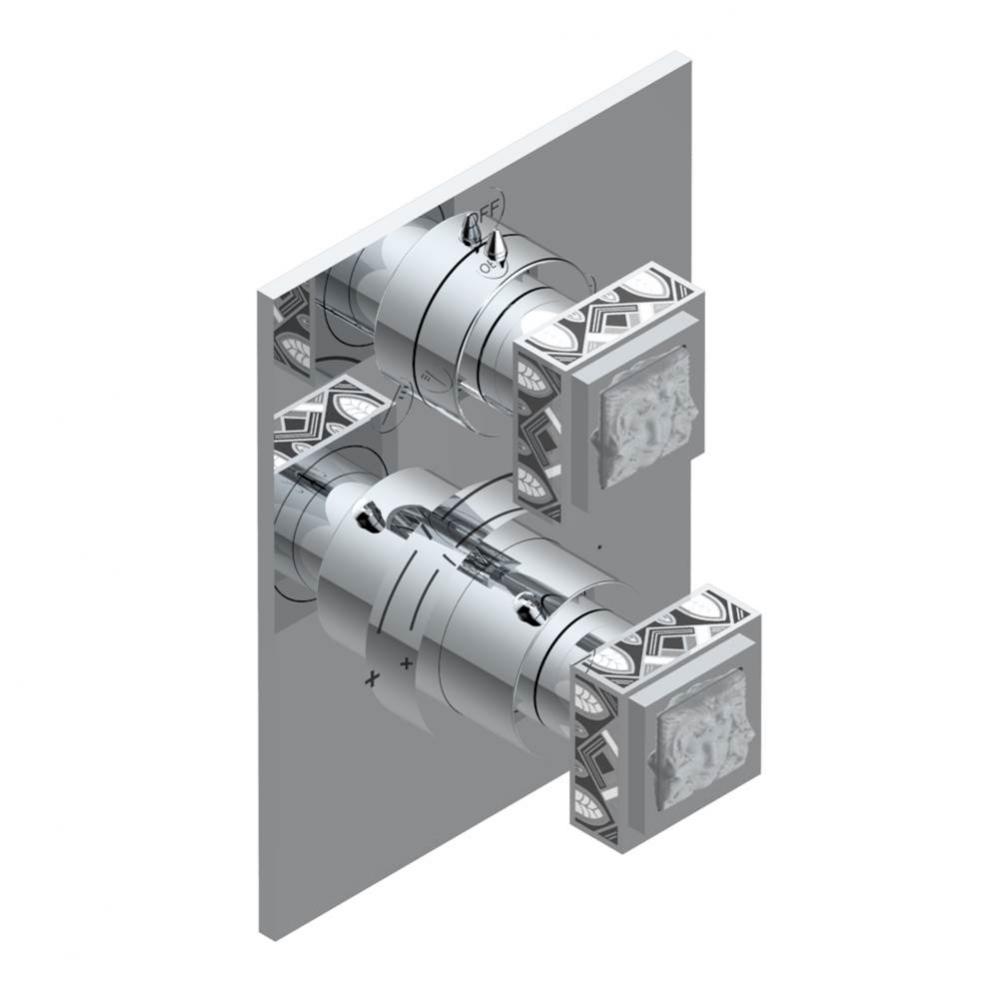 A2R-5500BE - Trim For Thg Thermostat With 2-Way Diverter Ref. 5500Ae/Us