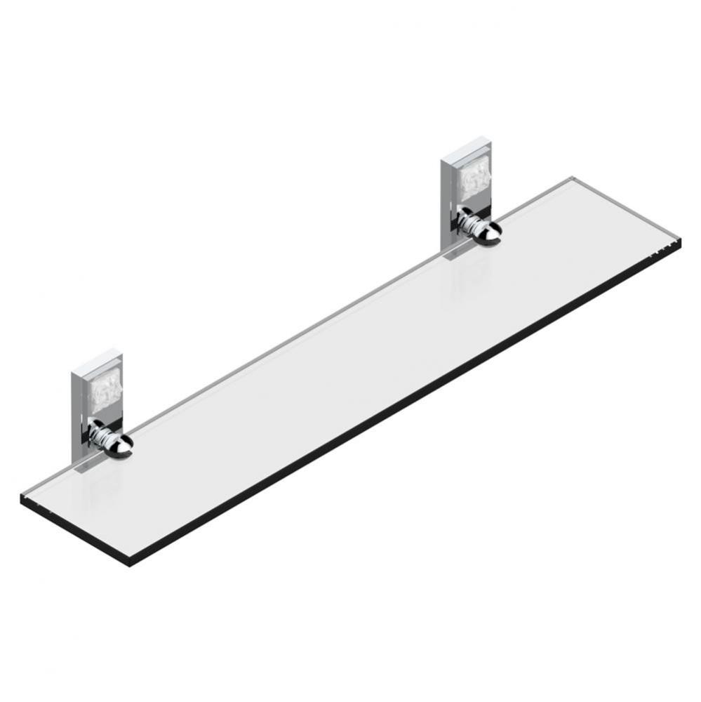 A2U-564 - Glass Shelf 23 5/8'' Long With Brackets