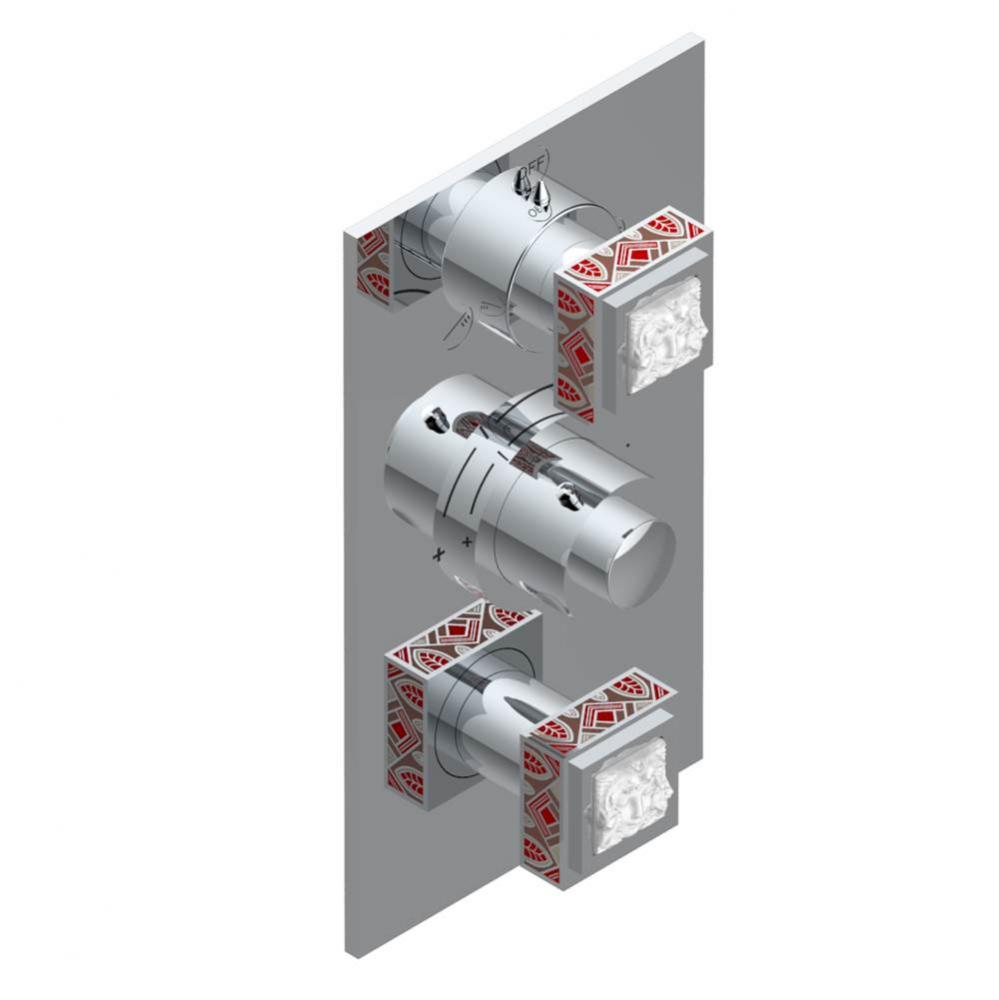 A2S-5540BE - Trim For Thg Thermostat With 2 Way Diverter And On/Off Control Ref.5540Ae/Us