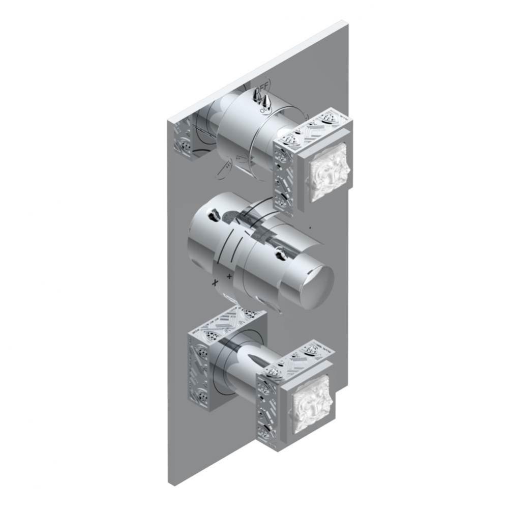 A2T-5540BE - Trim For Thg Thermostat With 2 Way Diverter And On/Off Control Ref.5540Ae/Us