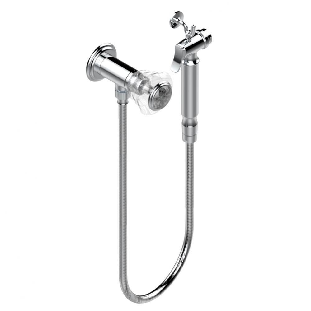 A41-5840/8US - Handheld Spray Bidet With Hose Elbow/Hook