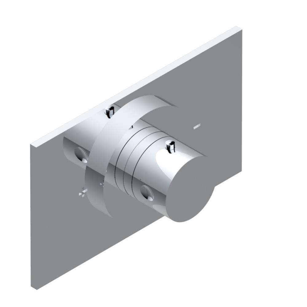 Trim for THG thermostatic valve, rough part supplied with fixing box ref.5 200AE/US