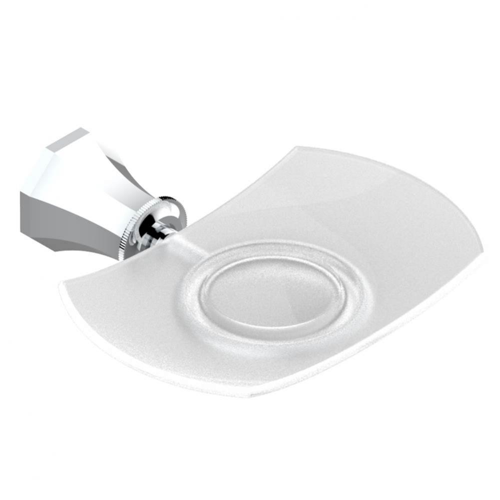 A54-500 - Glass Soap Dish Wall Mounted