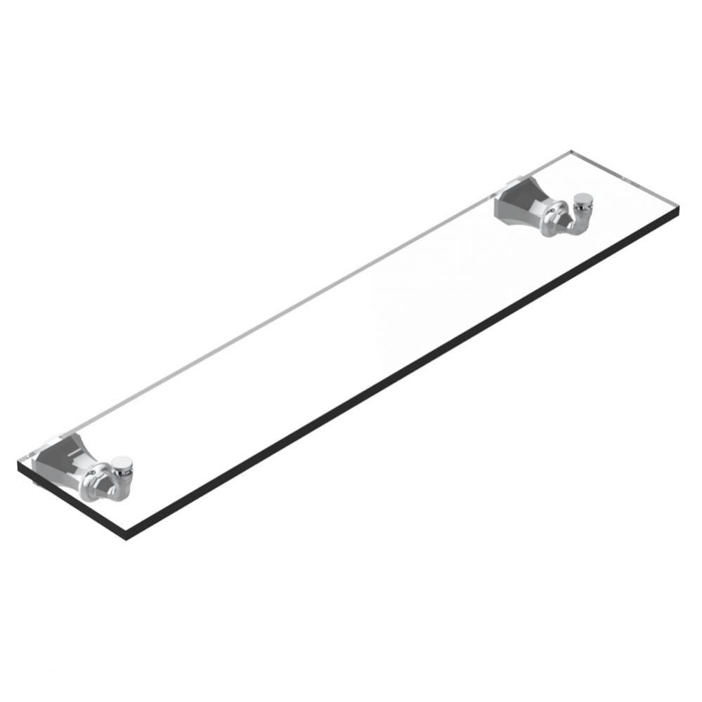 A57-564 - Glass Shelf 23 5/8'' Long With Brackets