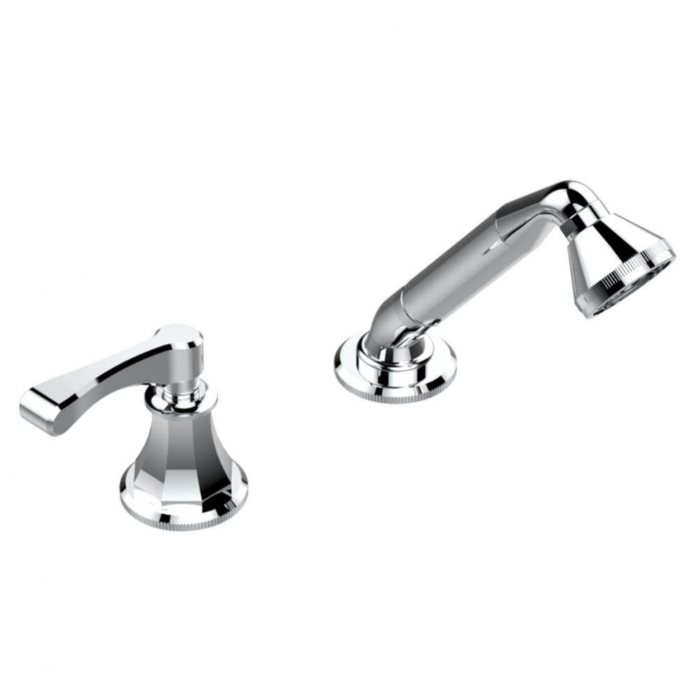 A55-6532/60A - Deck Mounted Mixer With Handshower Progressive Cartridge