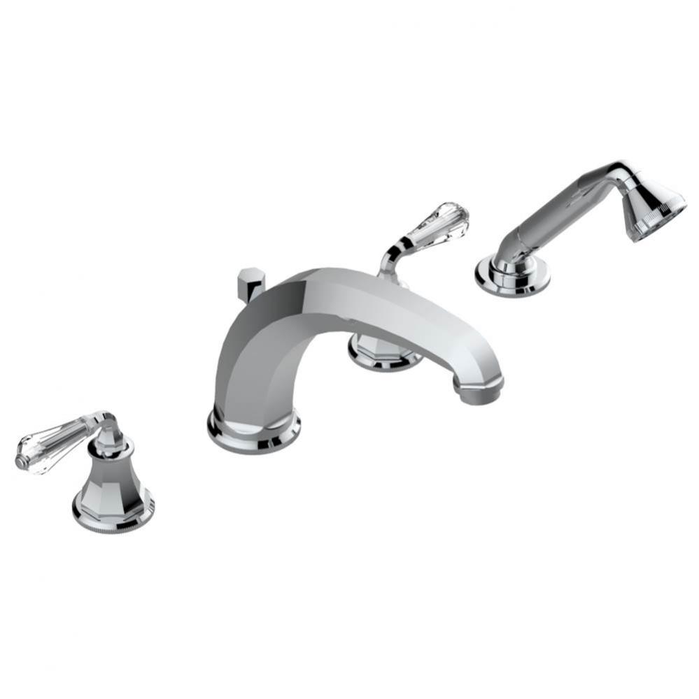 A56-112BSGBHUS - Deck Mounted Tub Set With High Divertor Spout And Handshower 3/4'' Valv
