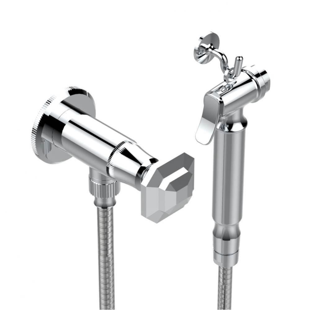 A57-5840/8US - Handheld Spray Bidet With Hose Elbow/Hook